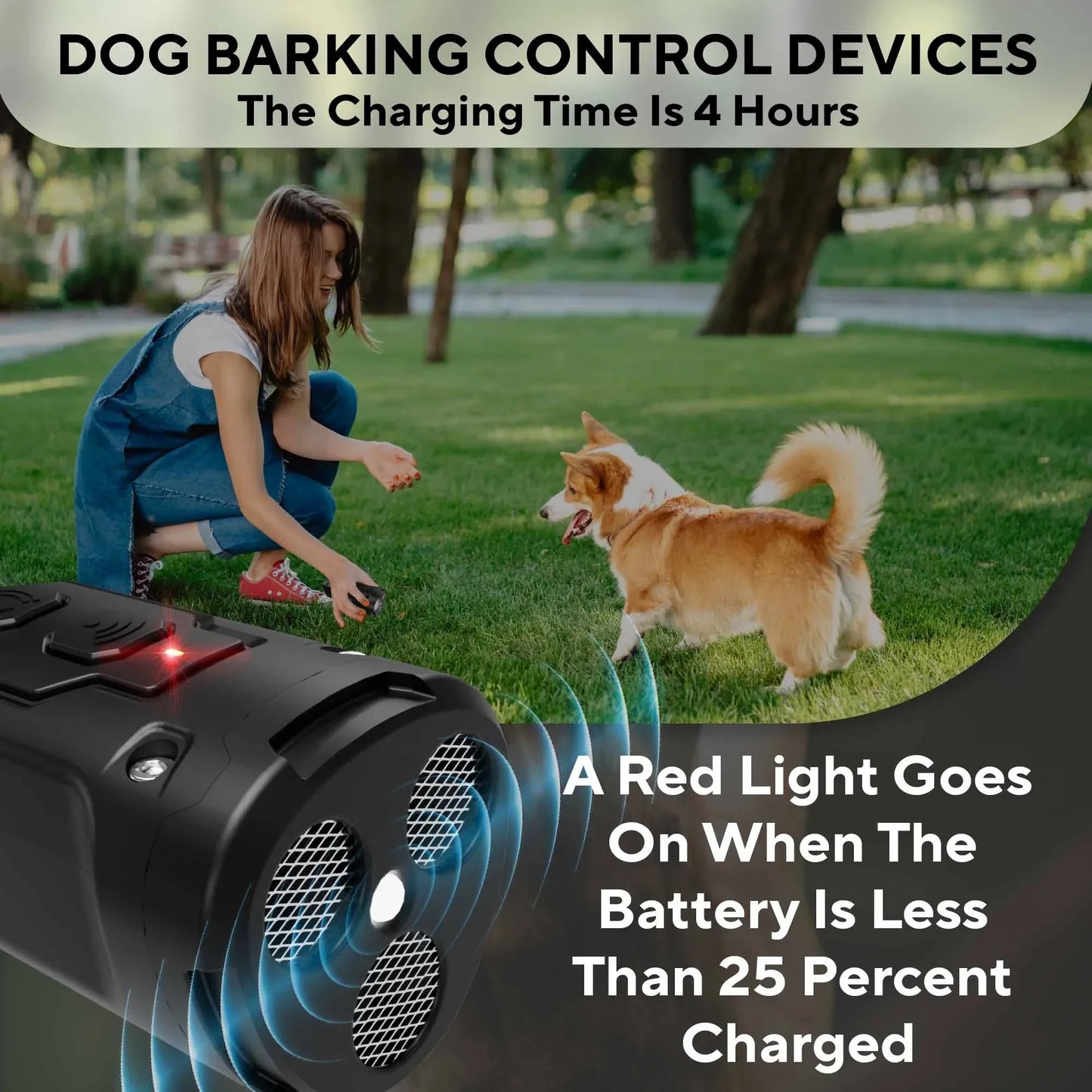 HushPup - Ultrasonic Handheld Anti Barking Device