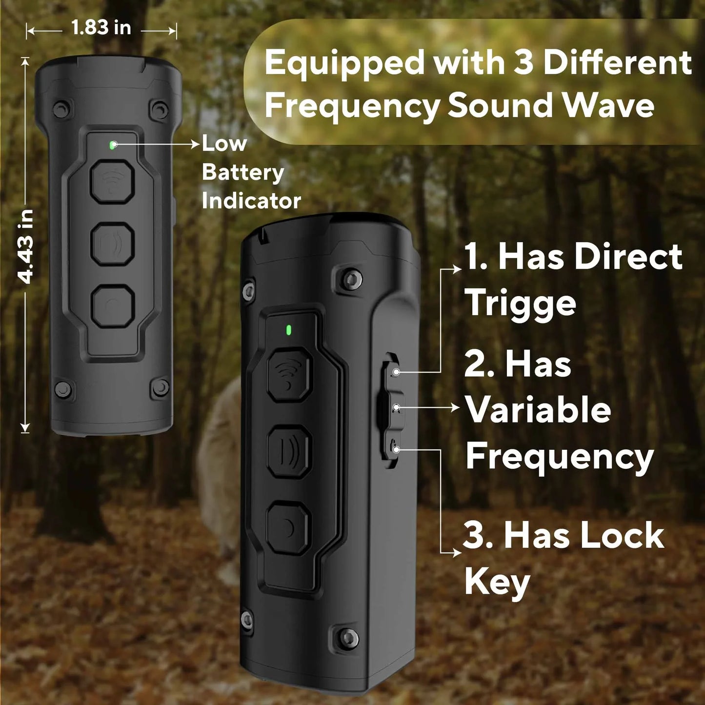 HushPup - Ultrasonic Handheld Anti Barking Device