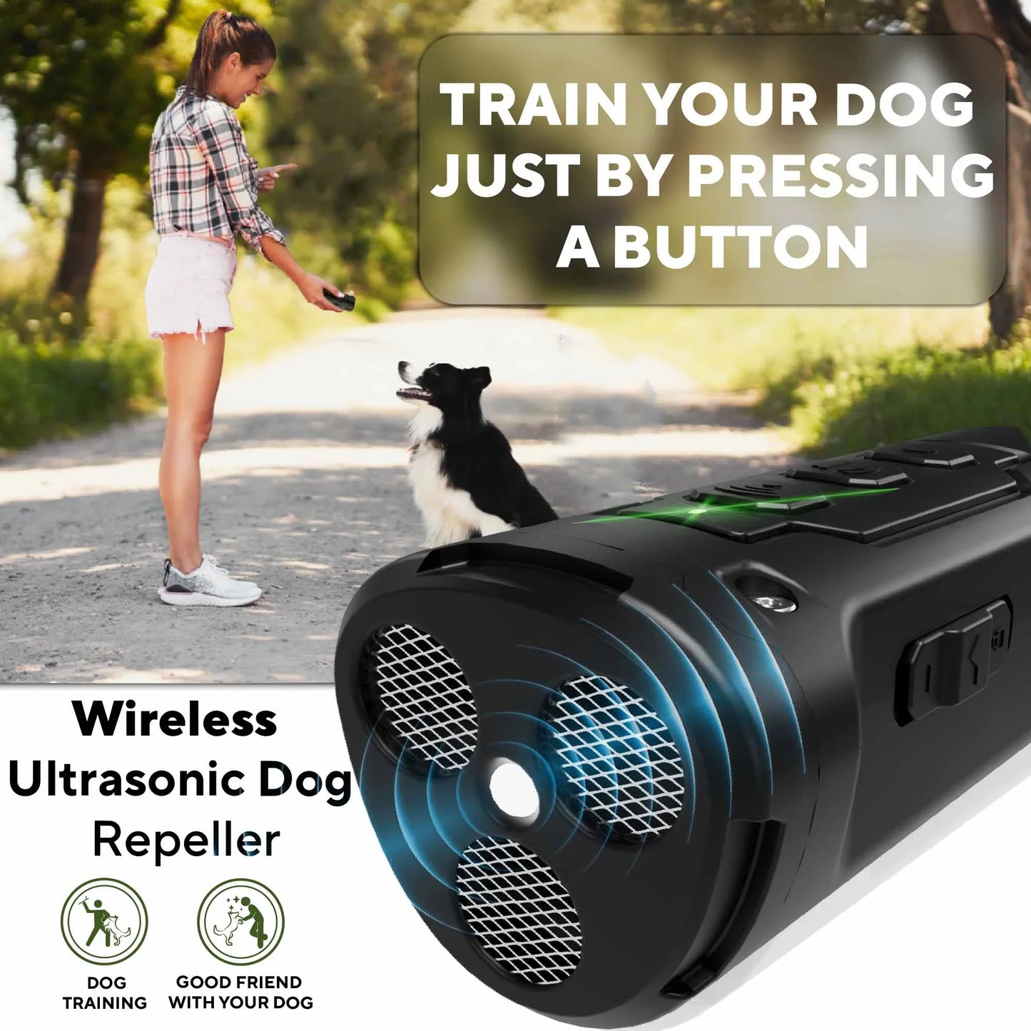 HushPup - Ultrasonic Handheld Anti Barking Device
